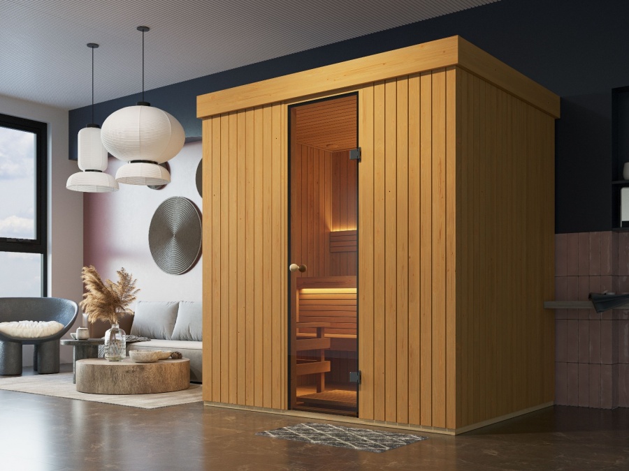 Classic Indoor Sauna M with Aspen Design