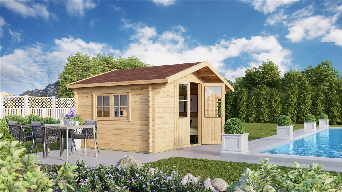 Wooden Garden Shed DAVID 34 | 4.2 m x 3.6 m