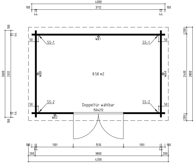 Garden Shed MAX 44 E