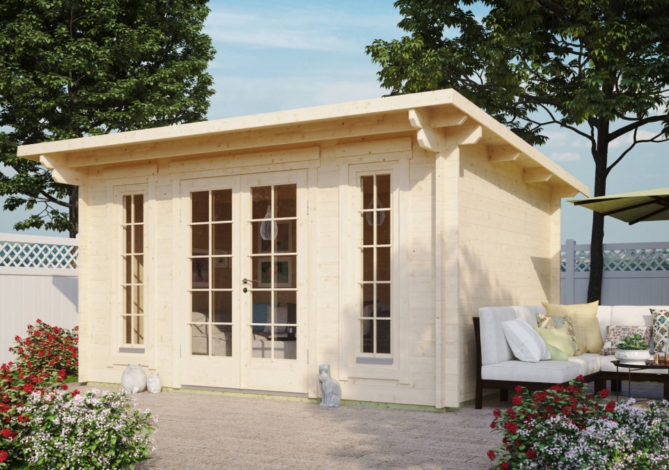Classy Modern Garden Shed JACOB 44 4.2x3m