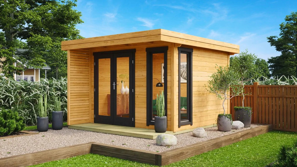 Compact Garden Shed Monaco 28 3x3m