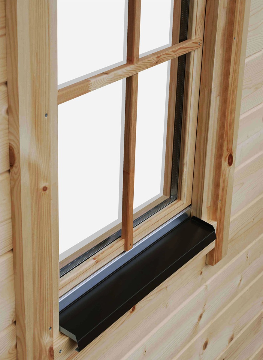 wood Aluminium Window